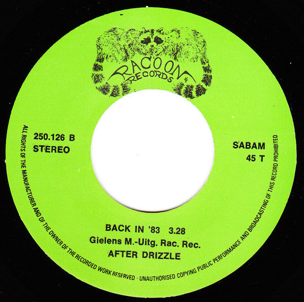 After Drizzle : Jamaican Tango (7")