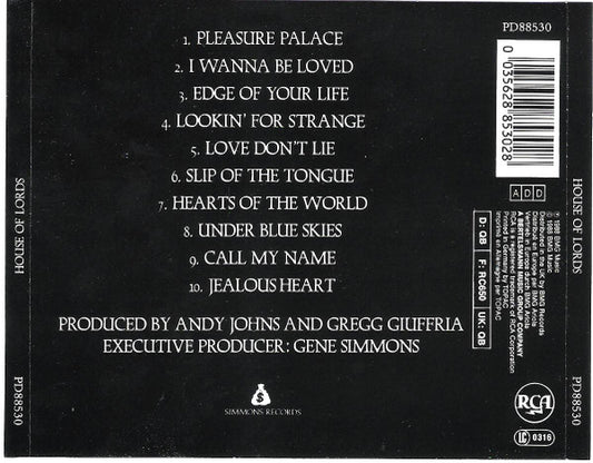 House Of Lords (2) : House Of Lords (CD, Album)