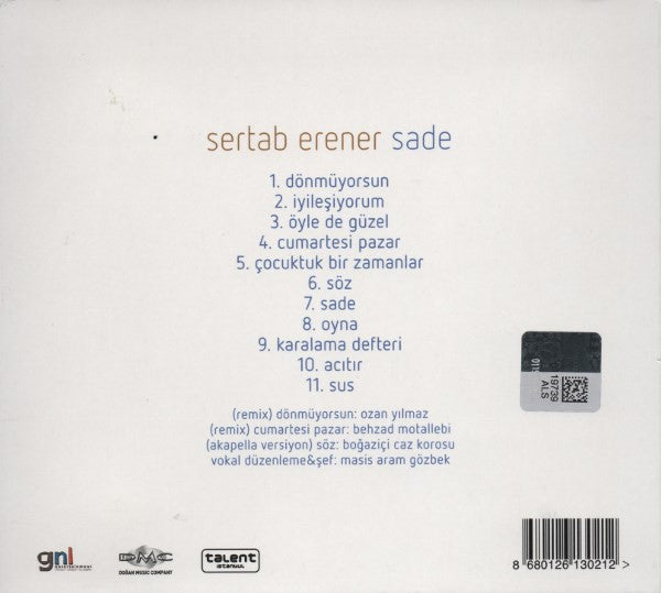 Sertab Erener : Sade (CD, Album)