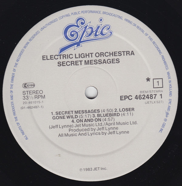 Electric Light Orchestra : Secret Messages (LP, Album)