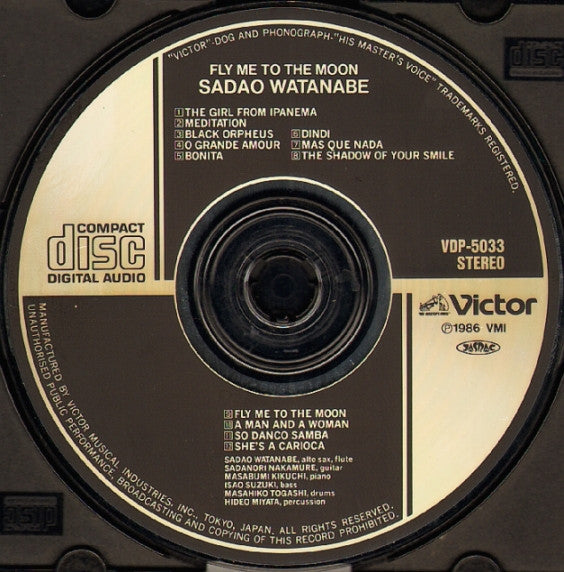 Sadao Watanabe : Fly Me To The Moon (CD, Album, RE)