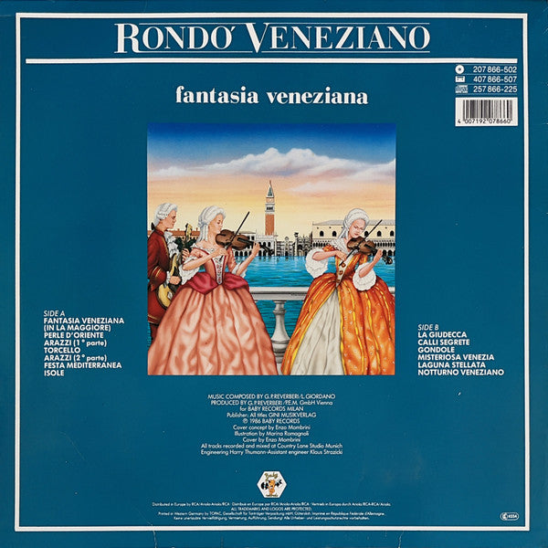 Rondo´ Veneziano* : Fantasia Veneziana (LP, Album)