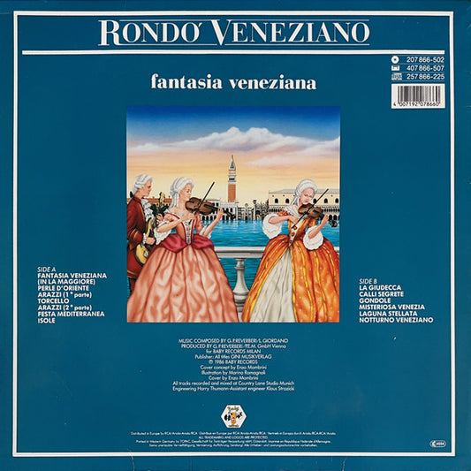 Rondo´ Veneziano* : Fantasia Veneziana (LP, Album)