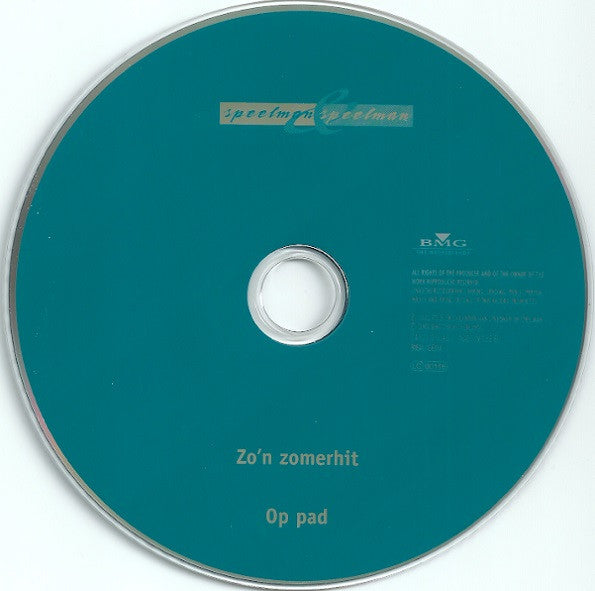Speelman En Speelman : Zo'n Zomerhit (CD, Single)