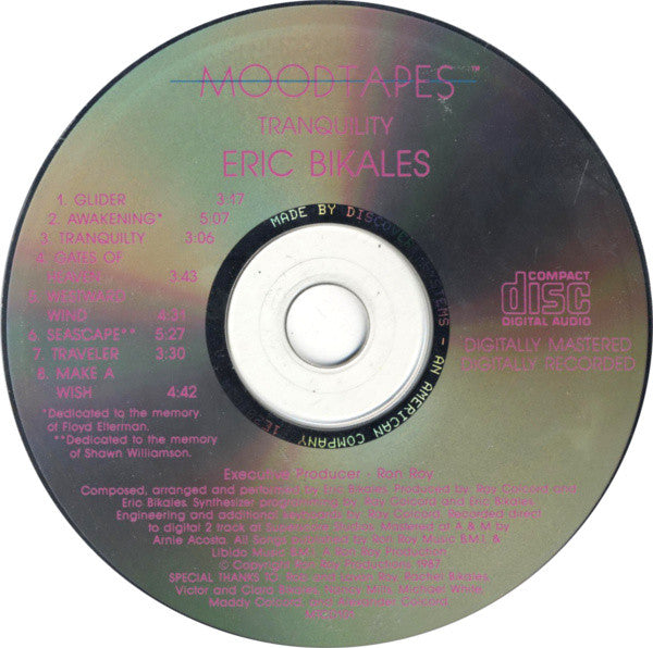 Eric Bikales : Tranquility (CD, Album)
