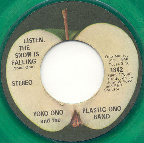 John Lennon & Yoko Ono And The Plastic Ono Band With The Harlem Community Choir : Happy Xmas (War Is Over)  (7", Single, Gre)