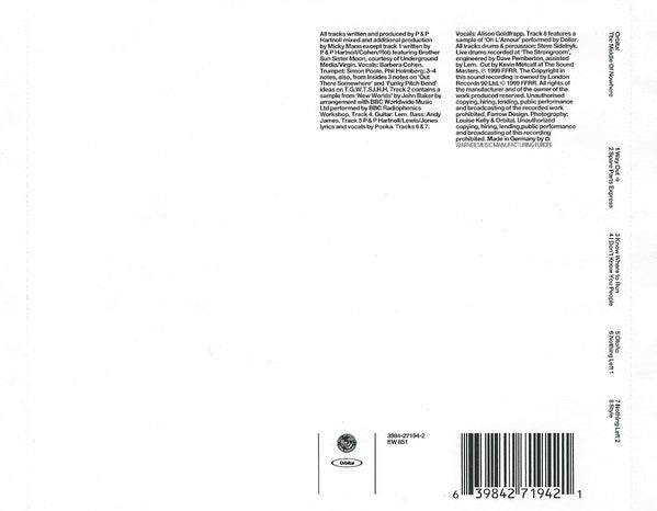 Orbital : The Middle Of Nowhere (CD, Album)