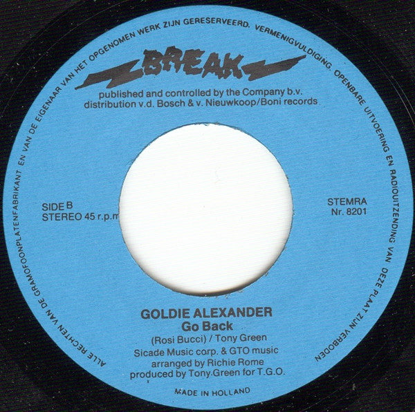 Goldie Alexander : Show You My Love (7", Single)