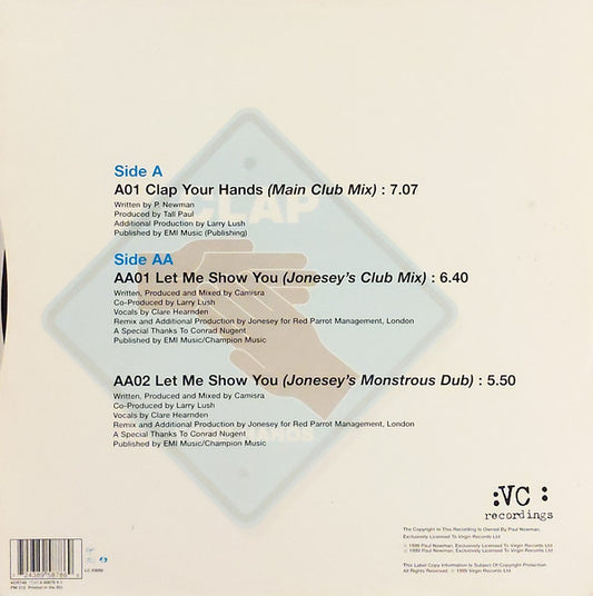 Camisra : Clap Your Hands (12")