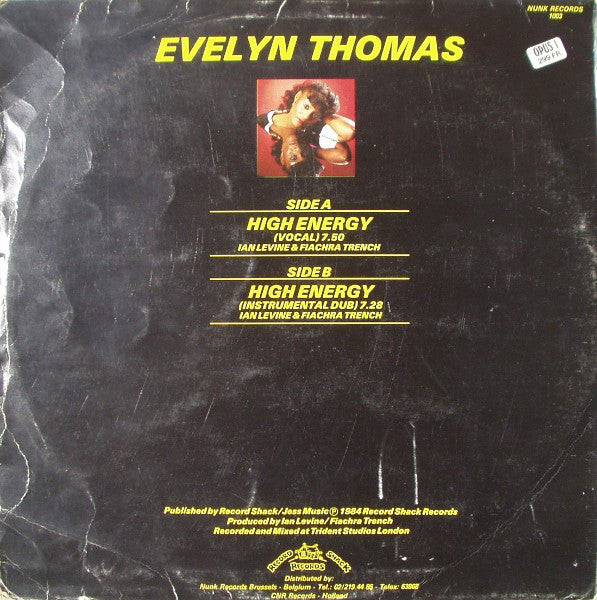 Evelyn Thomas : High - Energy (12")