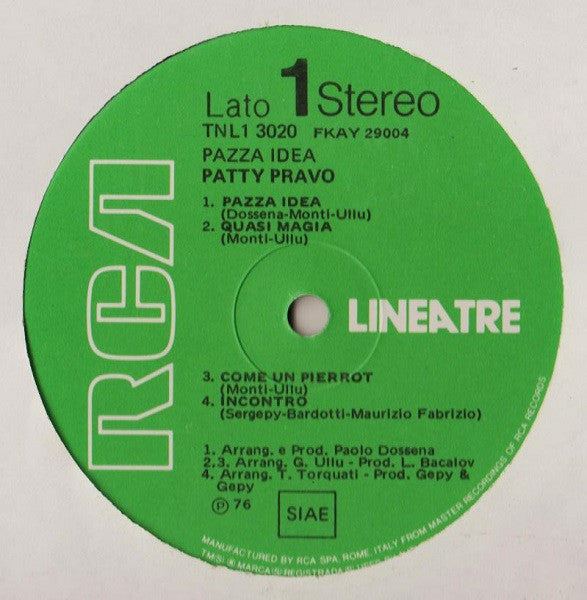 Patty Pravo : La Magia Di Patty Pravo (LP, Comp)