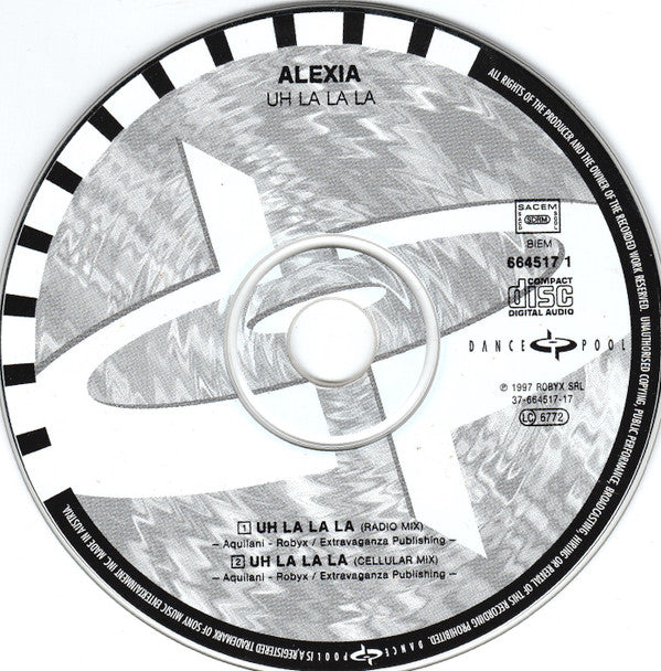 Alexia : Uh La La La (CD, Single, Car)