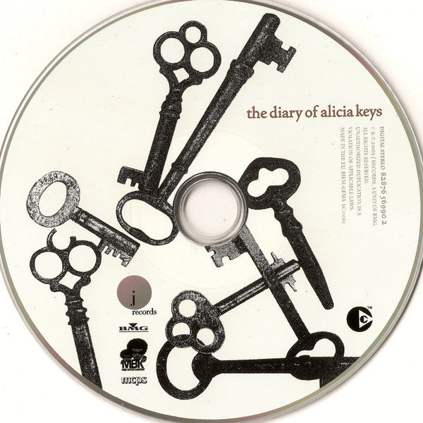 Alicia Keys : The Diary Of Alicia Keys (CD, Album, Copy Prot., Enh, Son)