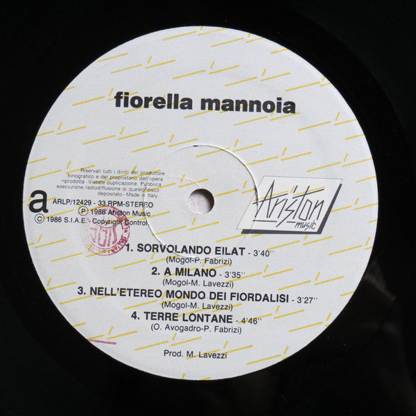 Fiorella Mannoia : Fiorella Mannoia (LP, Album)