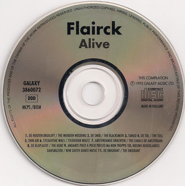 Flairck : Alive (CD, Album)