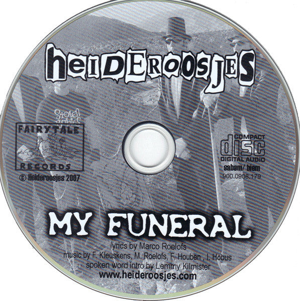 Heideroosjes : My Funeral (CD, Single)