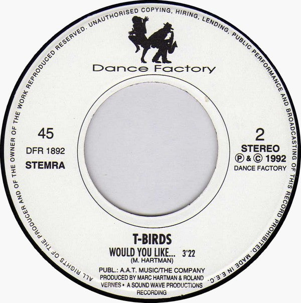 T-Birds : The Radetzky House March (7", Single)
