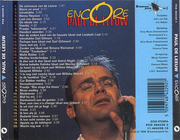 Paul de Leeuw : Encore (2xCD, Album)