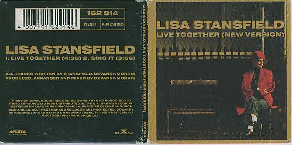 Lisa Stansfield : Live Together (New Version) (CD, Mini, Single)