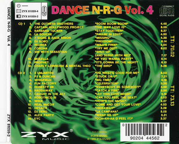 Various : Dance N-R-G Vol. 4 (2xCD, Comp)