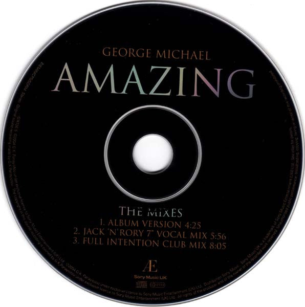 George Michael : Amazing (The Mixes) (CD, Maxi, J-c)