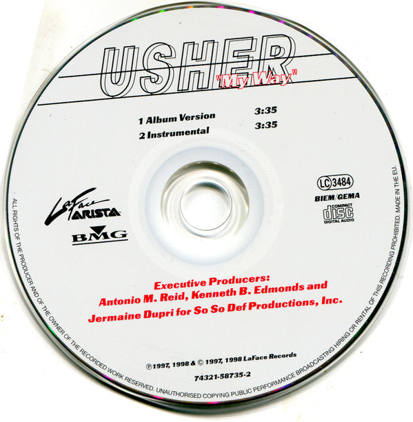 Usher : My Way (CD, Single)