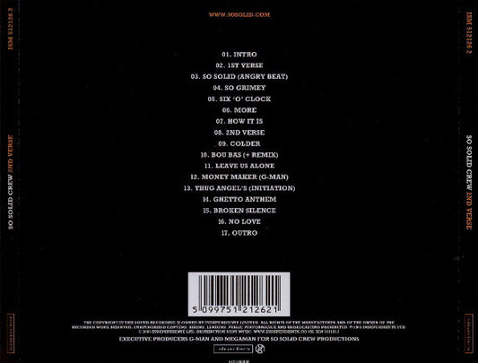 So Solid Crew : 2nd Verse (CD, Album)