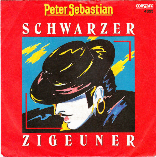 Peter Sebastian : Schwarzer Zigeuner (7", Single)