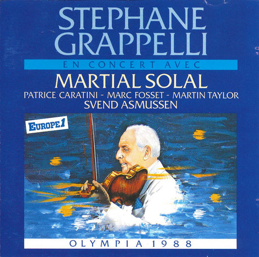 Stéphane Grappelli En Concert Avec Martial Solal : Olympia 1988 (CD, Album)