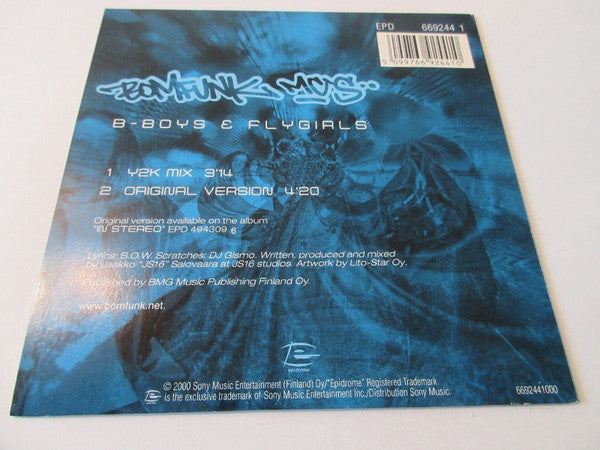 Bomfunk MC's : B-Boys & Flygirls (CD, Single)