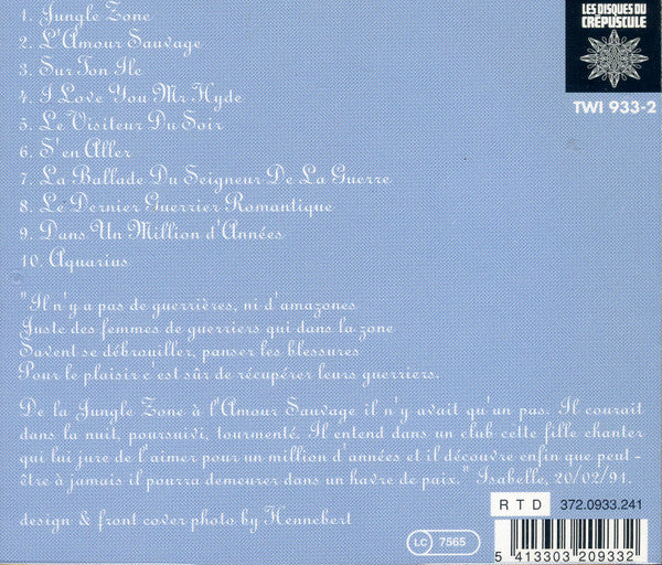 Isabelle Antena : Les Derniers Guerriers Romantiques (CD, Album)