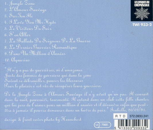 Isabelle Antena : Les Derniers Guerriers Romantiques (CD, Album)