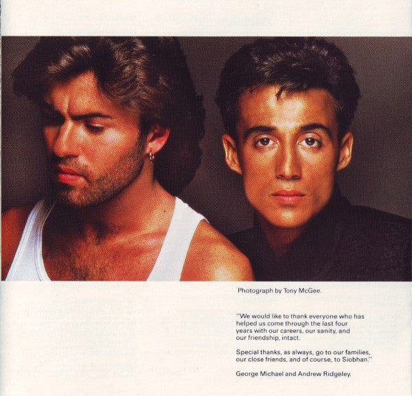 Wham! : Music From The Edge Of Heaven (CD, Album, RE)