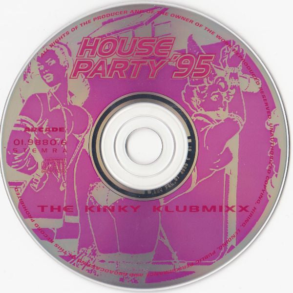 Various : House Party '95 - 1 (The Kinky Klubmixx) (CD, Mixed)
