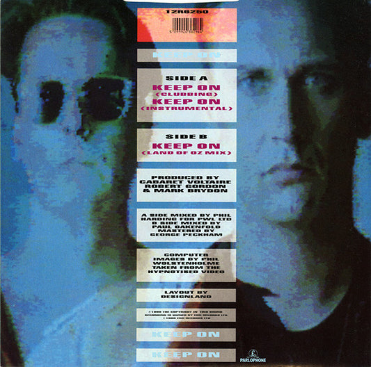 Cabaret Voltaire : Keep On (12", Single)