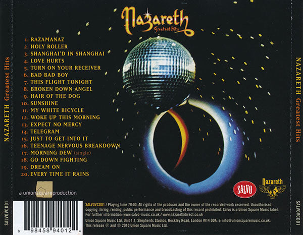 Nazareth (2) : Greatest Hits (CD, Comp, RM)