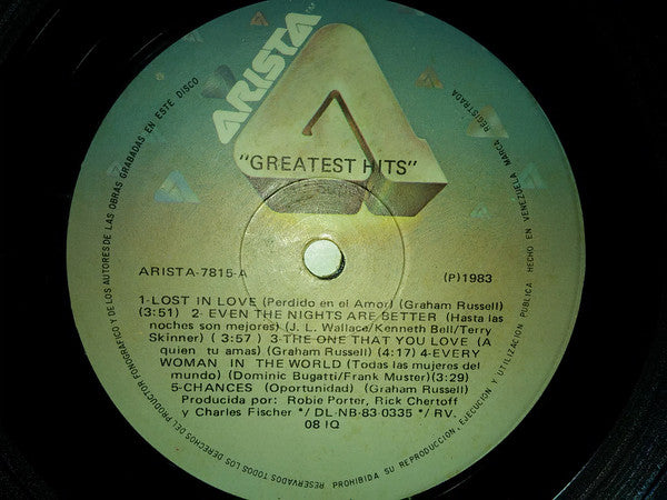 Air Supply : Greatest Hits (LP, Comp)