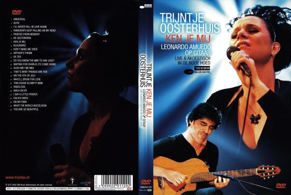 Trijntje Oosterhuis, Leonardo Amuedo : Ken Je Mij (Live & Akoestich In De Rode Hoed) (DVD-V, Multichannel, PAL)