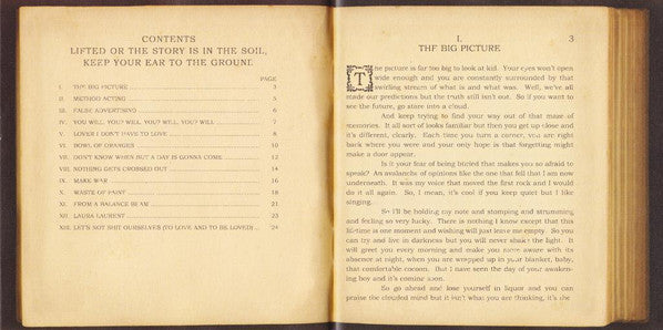 Bright Eyes : Lifted Or The Story Is In The Soil, Keep Your Ear To The Ground (CD, Album)