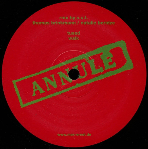 Thomas Brinkmann / Natalie Beridze : Annulé Remixe (12")
