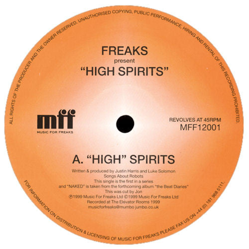 Freaks : High Spirits (12")