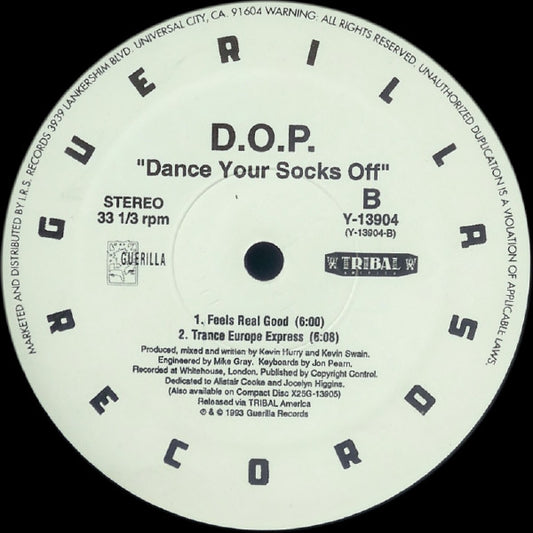 D.O.P. : Dance Your Socks Off (12")