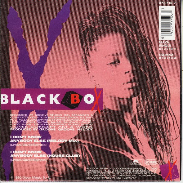 Black Box : I Don't Know Anybody Else (7", Single)