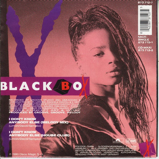 Black Box : I Don't Know Anybody Else (7", Single)