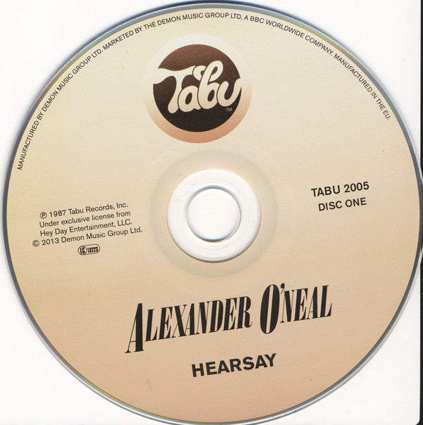 Alexander O'Neal : Hearsay (2xCD, Album, RM)