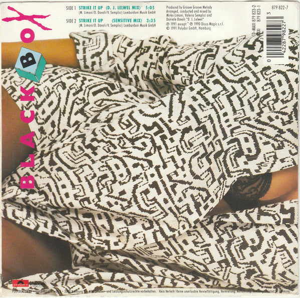 Black Box : Strike It Up (7", Single)