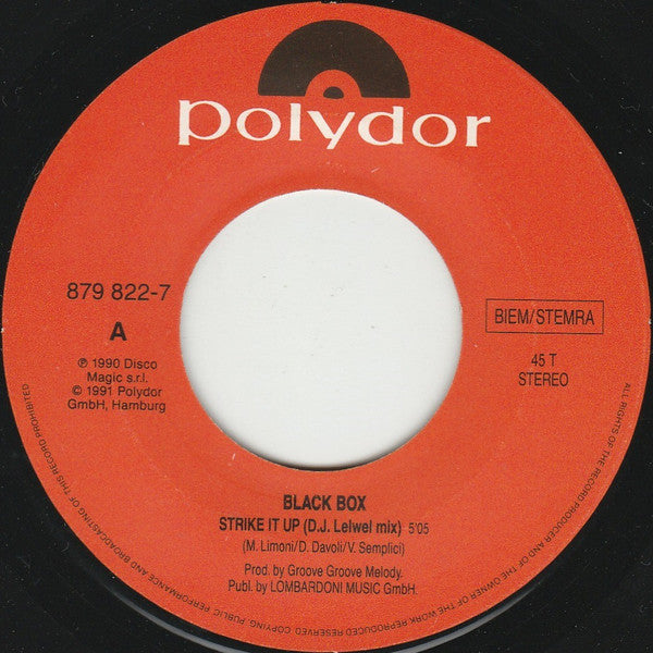 Black Box : Strike It Up (7", Single)