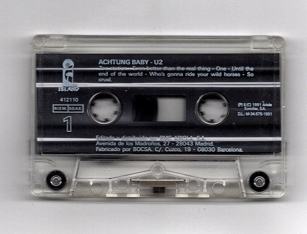 U2 : Achtung Baby (Cass, Album)