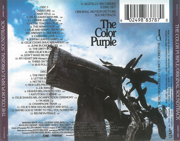 Quincy Jones : The Color Purple (Original Motion Picture Sound Track) (2xCD, Album, RE, RM)