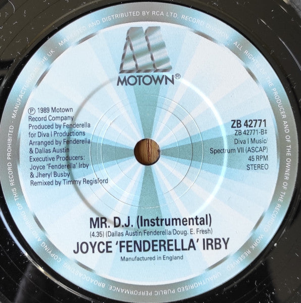 Joyce "Fenderella" Irby Special Guest Doug E. Fresh : Mr. D.J. (7")